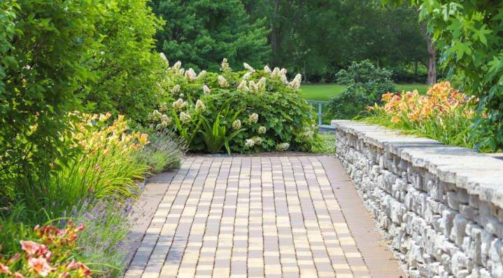 jardin en pente